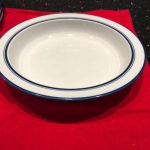 Dansk Christianshavn Blue shallow bowls